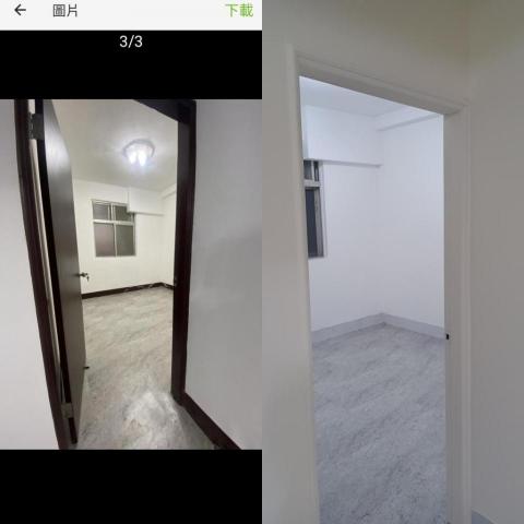 工程行 - 室內門框+踢腳板   改色前後圖 工程行 - 室內門框+踢腳板   改色前後圖