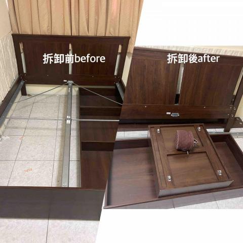 職人傢俱組裝 - 7/5三峽拆卸的ikea床架