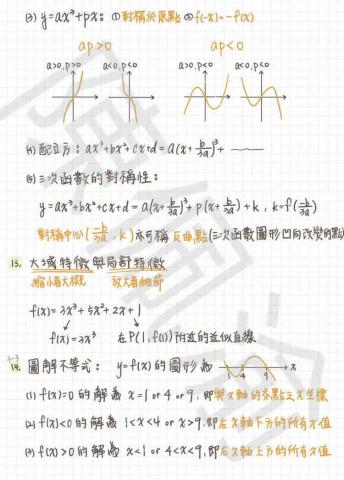 陳佩渝 - 高中上課筆記