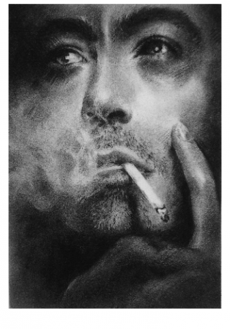 張婉嬋 - 炭筆素描