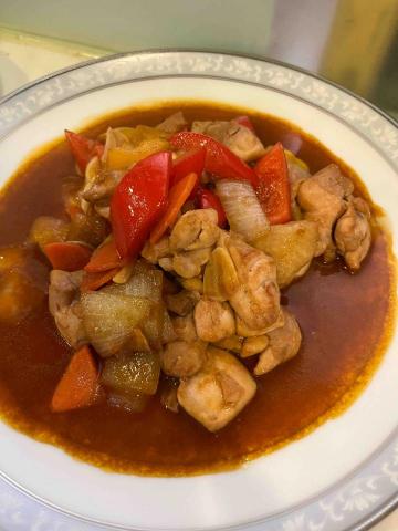 Jade’s kicthen（潔德作菜） - 糖醋彩椒雞腿肉
