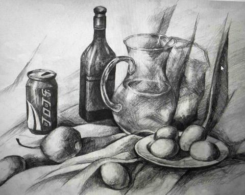 橘子魚藝術工作室 - 靜物素描