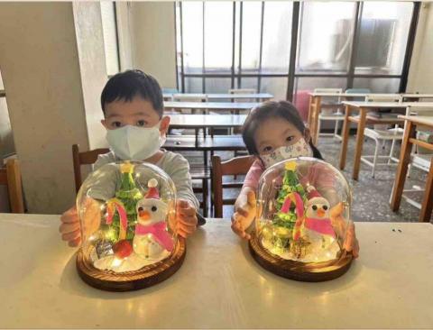 橘子魚藝術工作室 - 聖誕節玻璃盅