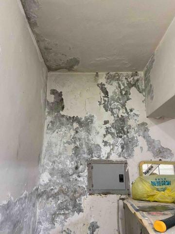 冠承防水工程 - 超嚴重壁癌、下雨天 雨水更是會順著大電流進電箱