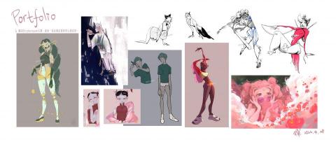 張婉嬋 - 角色設計、電腦繪圖插畫