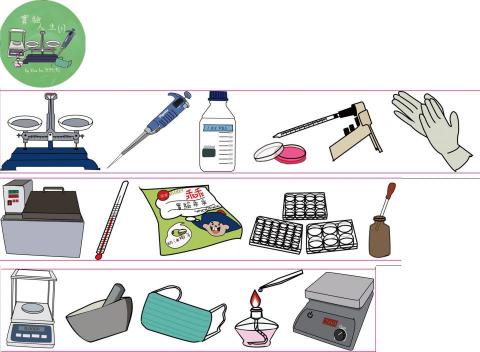 Blue he - 原本是實驗室研究員,所以以實驗生活設計紙膠帶販售