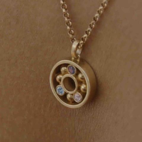 冷空氣首飾建模 - 項鍊吊墜－鑄造成品