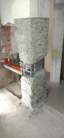 寶強國際事業有限公司 - 斷柱植筋焊接作業