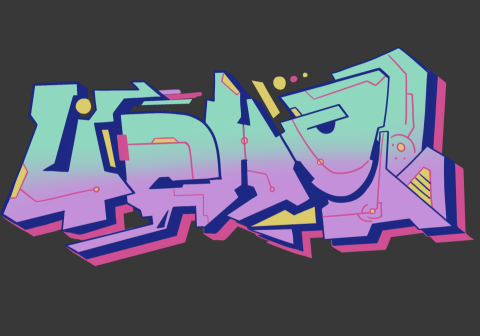 吳品萱 - 字體平面設計
可以進行塗鴉字體設計