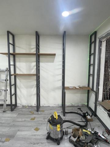 水元實業 - 落地式書櫃鐵件製作