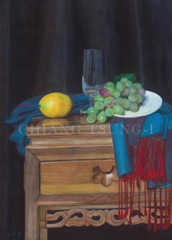 江宗頤 - 《藍田生玉》水彩創作（四開）
榮獲2018藝術與設計國際研討會暨創作展 2018 International Conference and Exhibition on Art and Design西畫類－高中組 第三名
參展於：
2018古典藝術饗宴巡迴展演
獲復興藝廊收藏