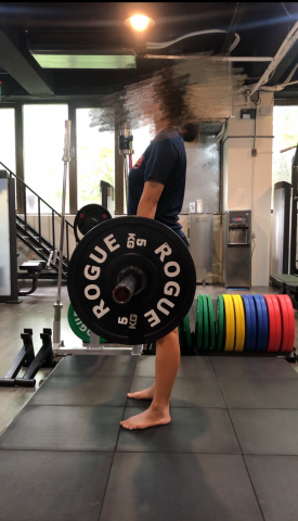 張育嘉 - 傳統硬舉（年齡：22歲）