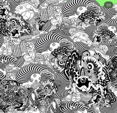 紅繪畫·藝術工作室 - 近期作品/手繪後以photoshop進行數位處理。