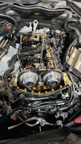 hong - 賓士271引擎 進排氣齒盤更換