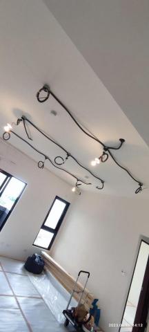 宸達工程行 - 客廳坎燈布線