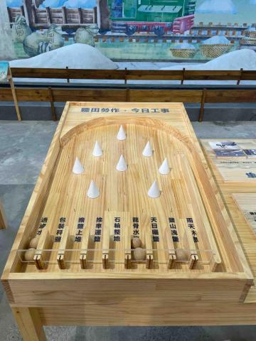 安皓澤 - 七股鹽山展場互動裝置製作—松木古早味彈珠台