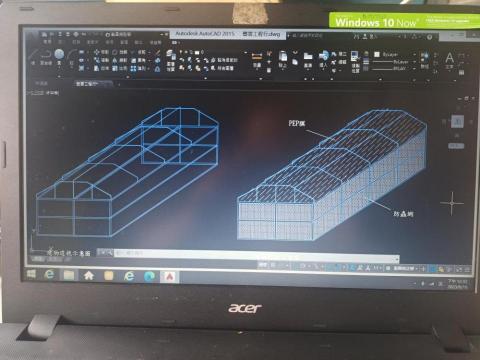 黃文漢 - 溫室製圖（3D示意圖）