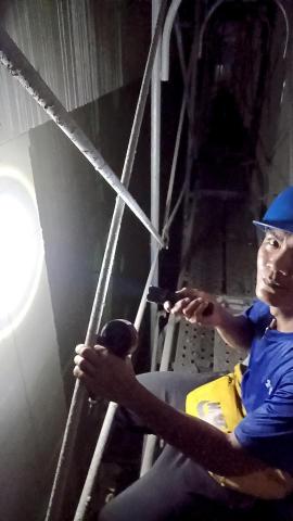 黃文漢 - 大樓現場放樣