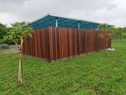 鋼展工程有限公司 - 加水站新設遮雨棚 鋼展工程有限公司 - 加水站新設遮雨棚