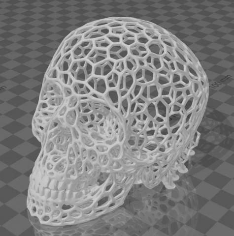 池澗築-3D模型列印 - 參數骷髏