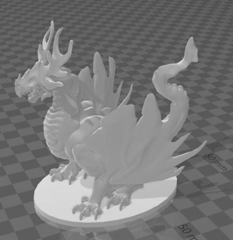 池澗築-3D模型列印 - 龍