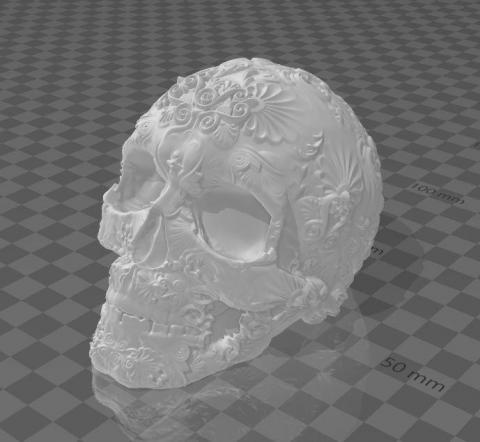 池澗築-3D模型列印 - 骷髏