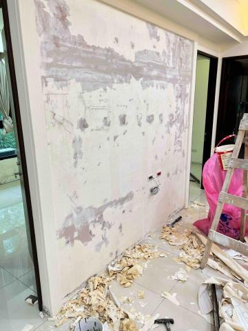 晨浩軒工程有限公司 - 壁紙剔除