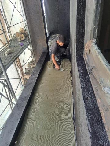 瀚江企業社 - 建案 陽露台批土防水