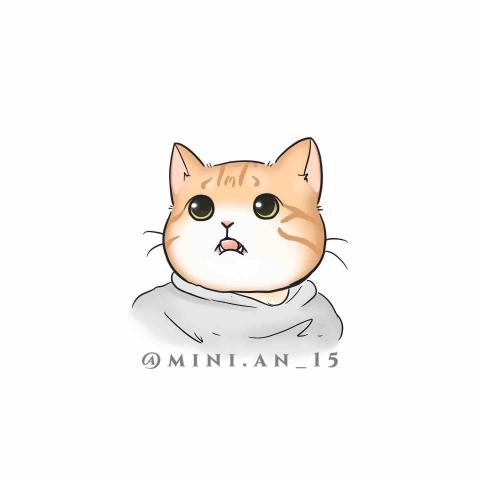 小安 - 寵物Q版畫