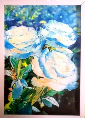 韻婷王繪畫工坊 - 藍色玫瑰花瓣
2022.07.24
彩色鉛筆畫