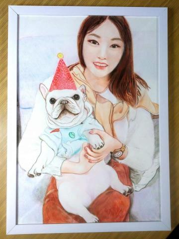 韻婷王繪畫工坊 - 小法鬥犬
2022.09.09
彩色鉛筆畫