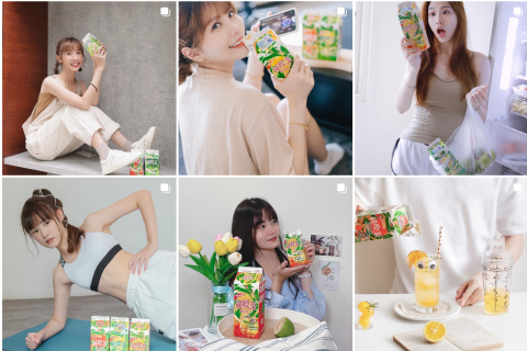 CC - 【操作案例1.知名飲品品牌】
1.為期6個月合作共68位網紅，平均11位/月之密集曝光、創造巨大網路聲量。
2.平均貼文互動率達5.3%，大幅超越平均操作數值2%。
3.總計合作網紅之粉絲數達約550萬，平均一般網紅粉絲數約為6萬/人。