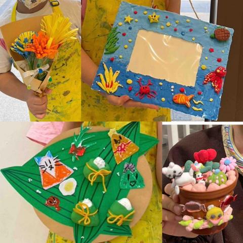 林庭妤 - 國小作品（立體、黏土）