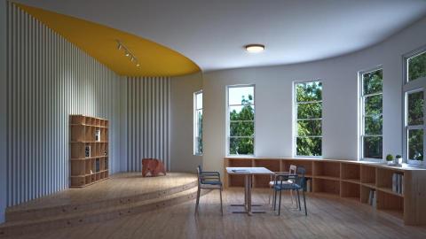 閣雅設計 - 3D透視-小學閱讀室設計