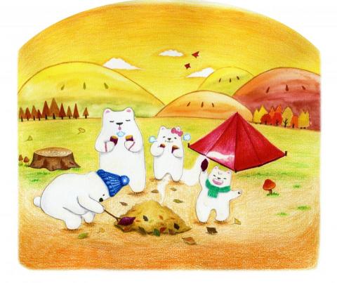 QUEENA LEE - 忠義基金會2022慈善插畫公益手扎10月份封面