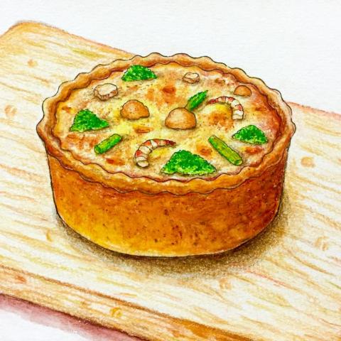 QUEENA LEE - 咖啡店插圖設計