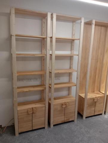 策略室內裝修事業群 - 實木貓把貨架 策略室內裝修事業群 - 實木貓把貨架