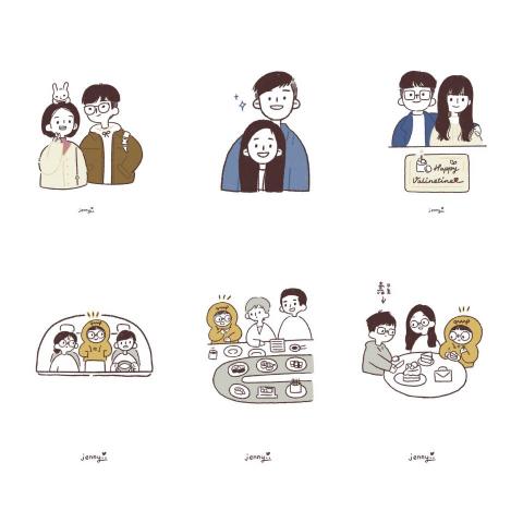 jennyjenny - 似顏繪插畫設計