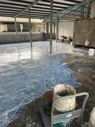 璟翔企業社 - 頂樓防水施工中