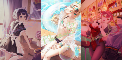 小葉 - 其它女性半身範例 小葉 - 其它女性半身範例