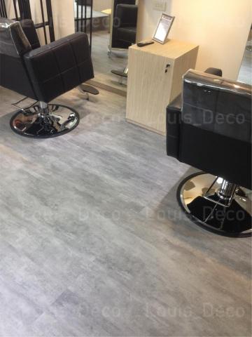 Louis_Deco - 時尚理髮廳_仿水泥紋塑膠地板 Louis_Deco - 時尚理髮廳_仿水泥紋塑膠地板