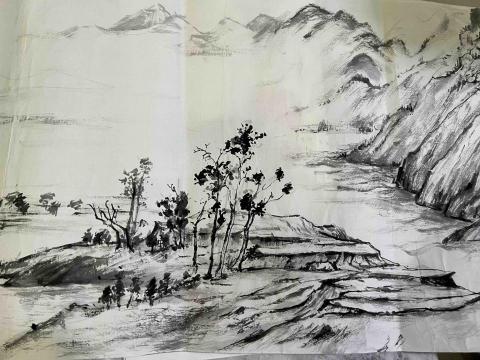 郭芷柔 - 水墨 臨摹