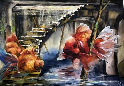 郭芷柔 - 水彩 4K