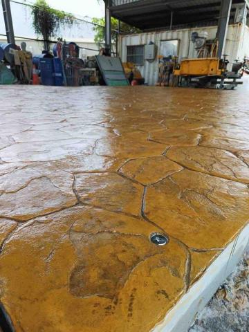 汪藤專業地坪工程 - 壓花地坪