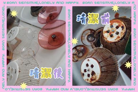 家蓁清潔收納整理師 - 濾網清潔前後