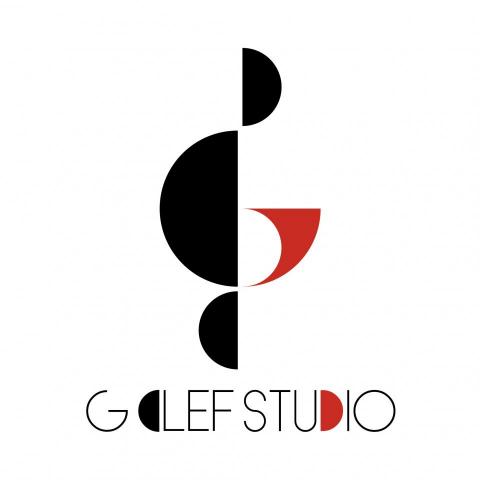 G CLEF Studio / Gisele Wu - 【 Logo 設計 】G CLEF STUDIO｜本工作室企業識別符號。以主理人熱愛的「摩登、簡約、明確」為重點概念風格，透過「幾何、線條、虛實」等基本設計元素，建構出帶有「高音譜號」意象的 G 形圖案：兼具雕塑的穩定性與音符的流動感，藉此隱喻主理人 Gisele Wu 於專業服務上理智沈穩的性格及圓融應變的特質；而黑色半圓象徵廣大未知客戶群，結合代表主理人熱忱的紅，雙方將共創出不同的圓滿與驚喜。