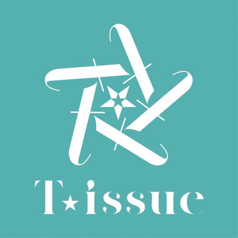 G CLEF Studio / Gisele Wu - 【 Logo 設計 】T-issue inc.｜此為一項由「五個風格品牌」所組成的選品實驗計畫。為傳達出ISSUE所意涵的「組合、串連、交織、凝聚」等理念，擷取該事業主理人Tiffany Chen英文名字首小寫「t」，象徵旗下五個子品牌，並以此組合出有如立體五芒星形象的緞帶花形圖案，呈現出「收到禮物打開緞帶花」時的驚喜感，以及「遇見幸運星」的好運意象。斷裂破碎感的字體，同時呼應了「組合」的概念。