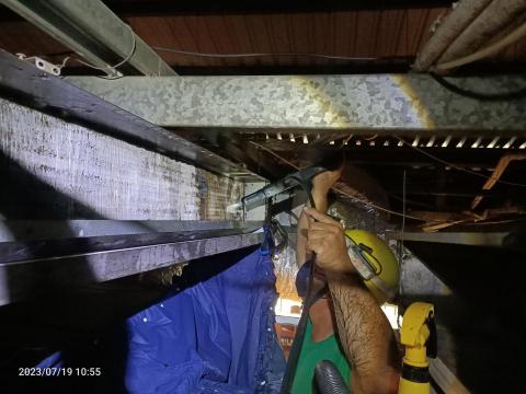 尚禾 - 吊隱式冷氣回風鰭片,高壓水柱清洗