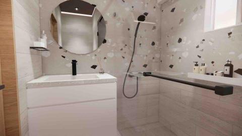 山三設計 - 基隆15坪小宅-浴室