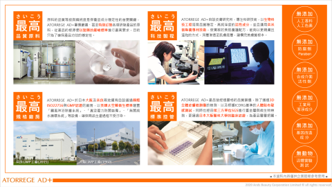 G CLEF Studio / Gisele Wu - 【 文案撰寫＆視覺設計 】ATORREGE AD+｜日本科研實效護膚品牌行銷文宣：品牌定位說明＆商品行銷簡介    (*此版本用於企業內部提報與業務推廣使用)